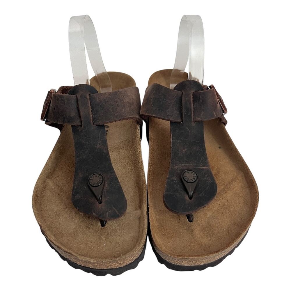 Birkenstock Gizeh Leather Summer Sandal Size 43EU - Picture 3 of 11